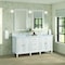 James Martin Vanities 72'' Double Vanity, Bright White w/ 3 CM Carrara White Marble Top 424-V72-BW-3CAR - alternate 6